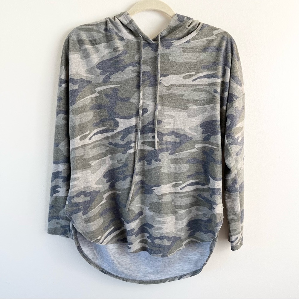 LAST DAY TO PURCHASE! Camo Pullover Back Cut-Out, Size S